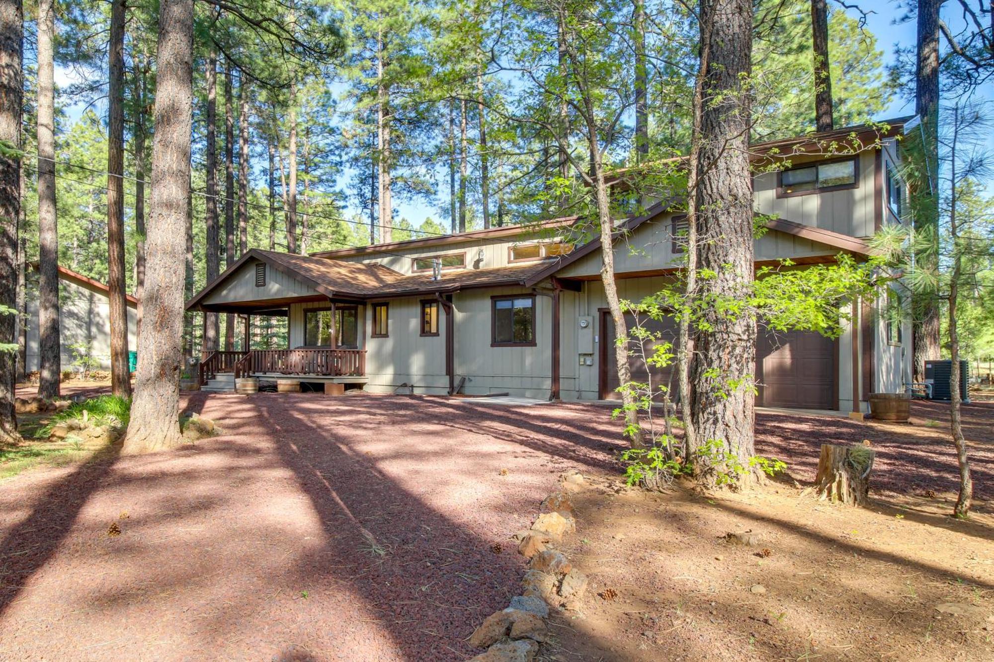 Peaceful Pinetop Cabin With Deck And Fire Pit! Villa Indian Pine Exterior photo